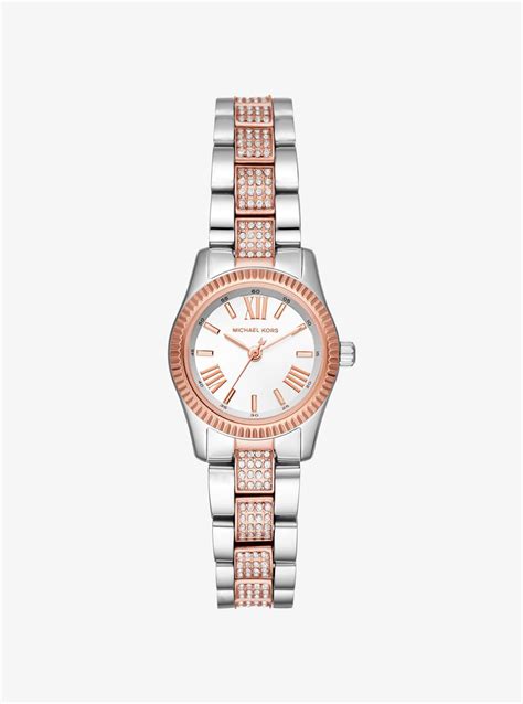 petite lexington michael kors watch|michael kors petite lexington pave.